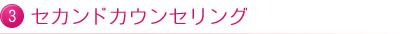 3セカンドカウンセリング